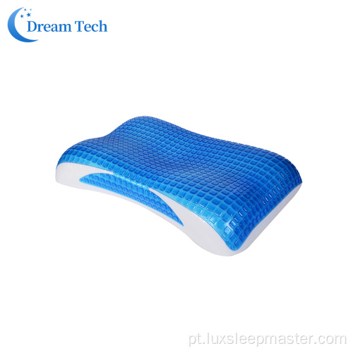 Almofada de gelo com suporte para alívio de pressão de memória do sono